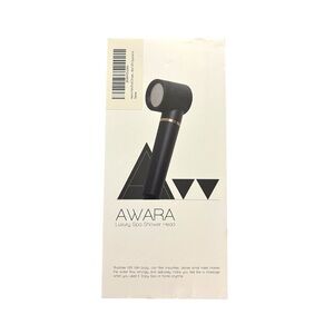 Awara Luxury Spa Shower Head in Black